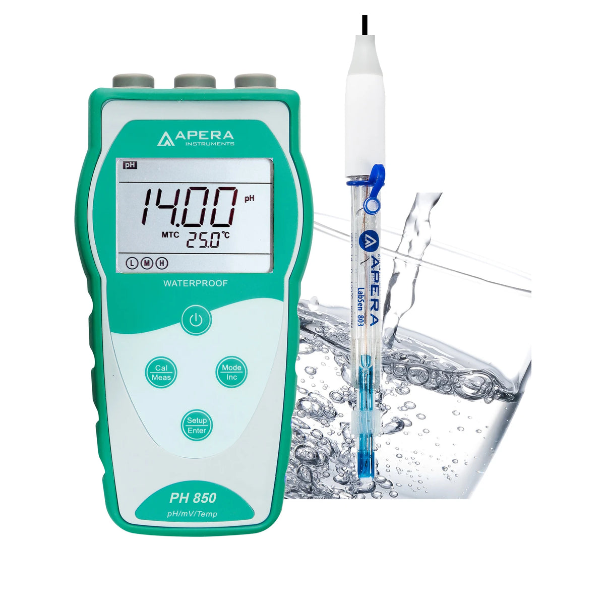 Apera PH850-PW with LabSen 803 electrode
