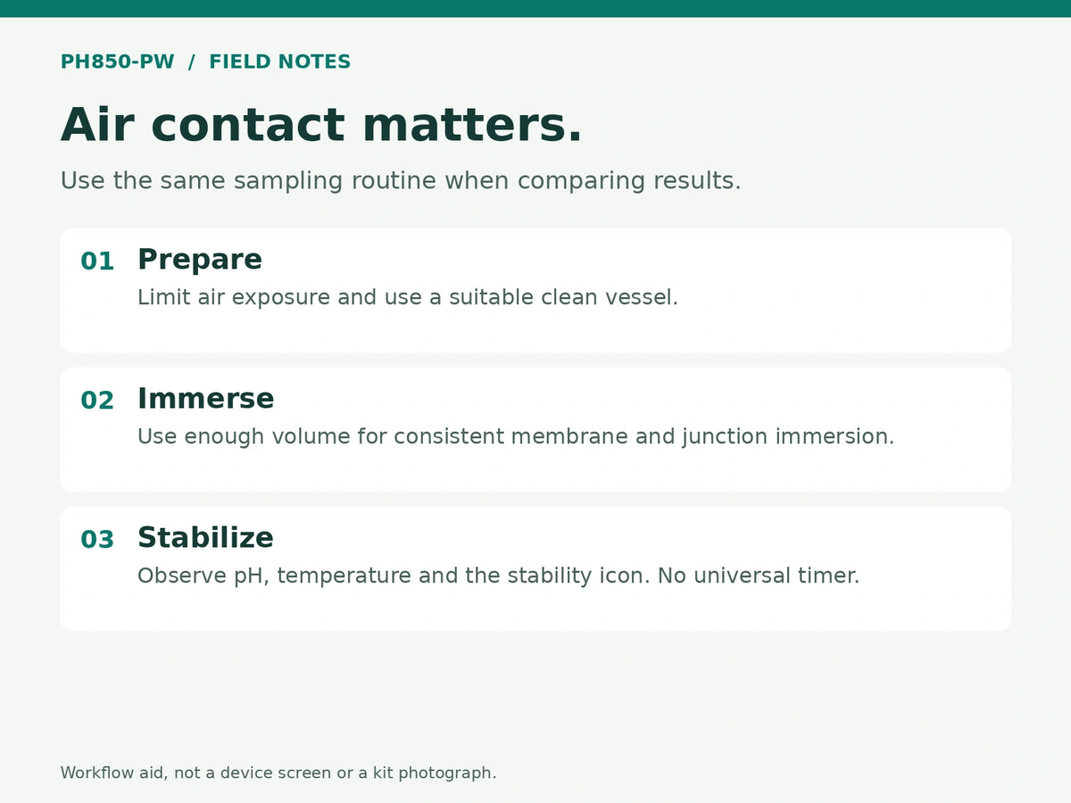 Air contact matters.