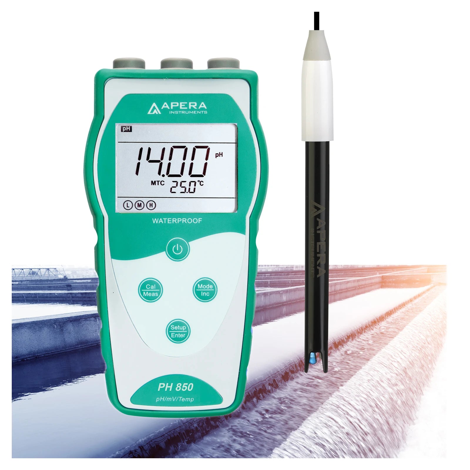 Apera PH850-WW with LabSen 333 electrode
