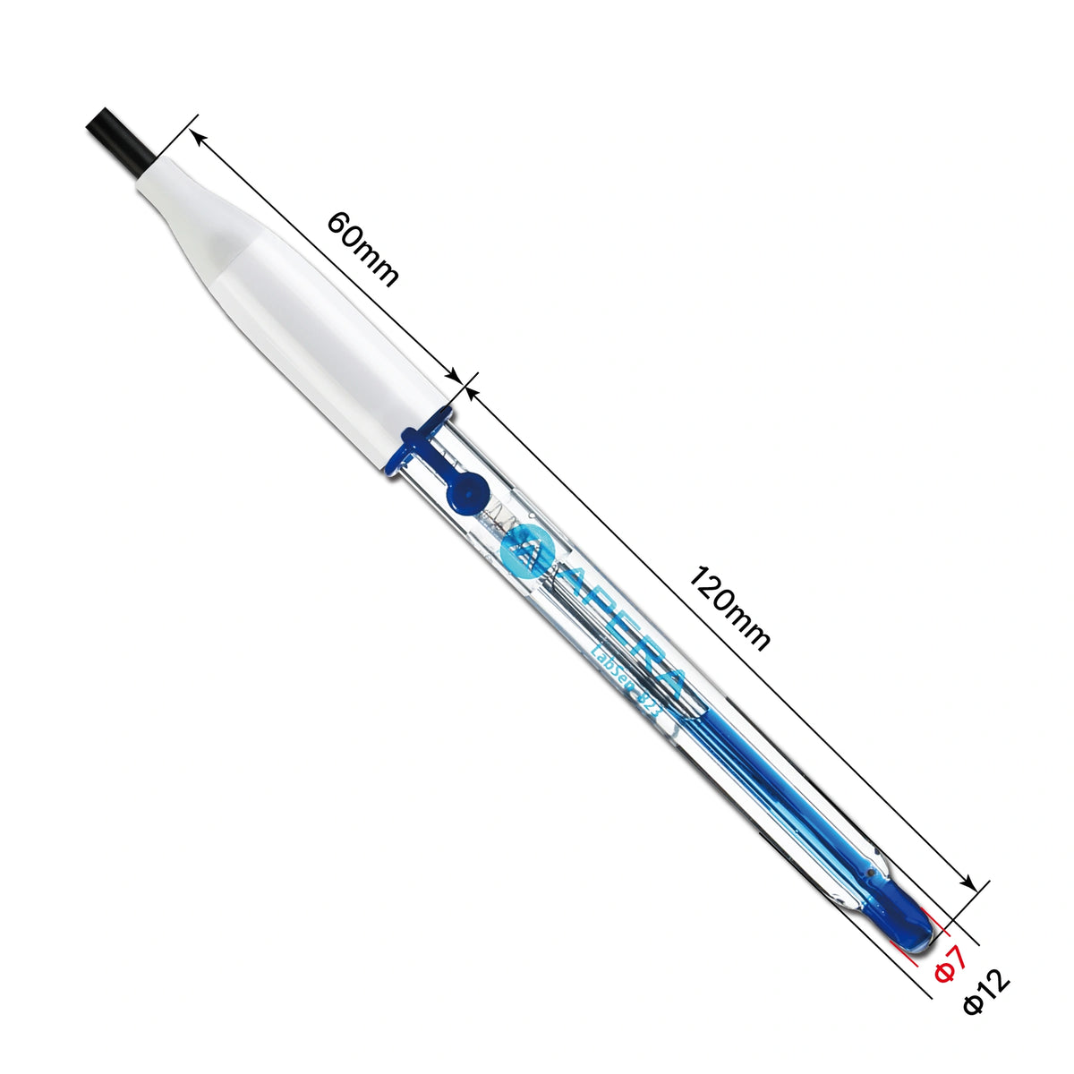 LabSen 823 dimensioned whole-electrode photograph