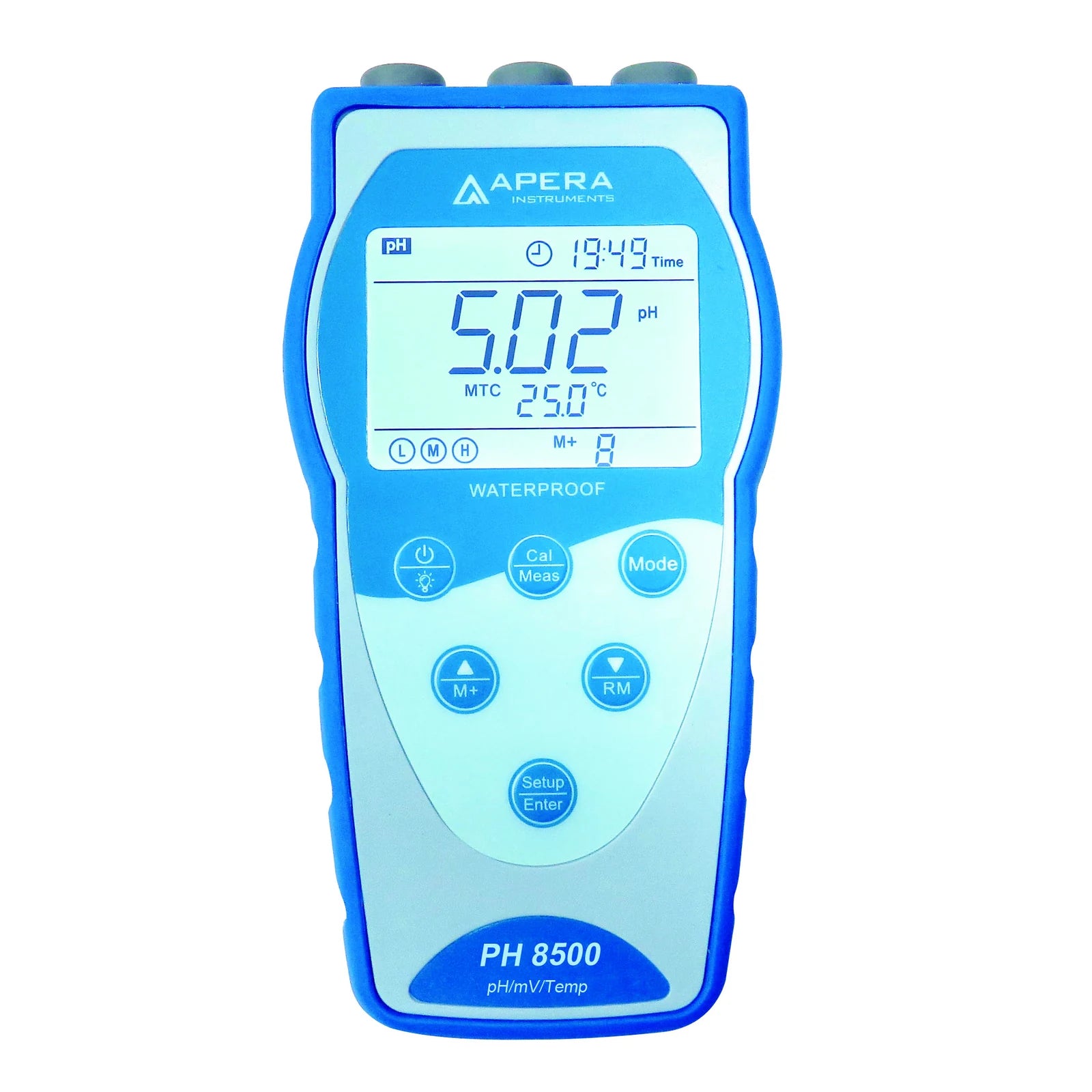 Apera PH8500 Portable pH Meter Kit with 201T-F Electrode and USB Data Logging Portable pH Meter Apera Instruments