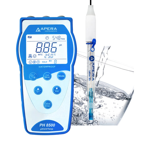 Apera PH8500-PW Portable pH Meter Kit with LabSen 803 Pure Water Electrode Default Title Portable pH Meter Apera Instruments