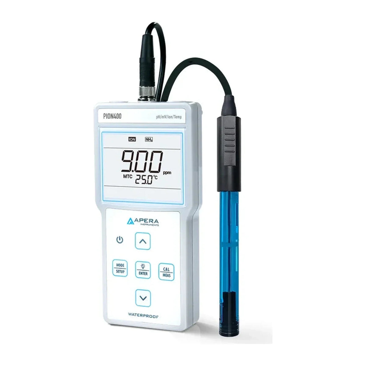 Apera PION400-CL Portable pH/Chloride Ion Meter Kit (AI4388) Portable Ion Meter Kit Apera Instruments