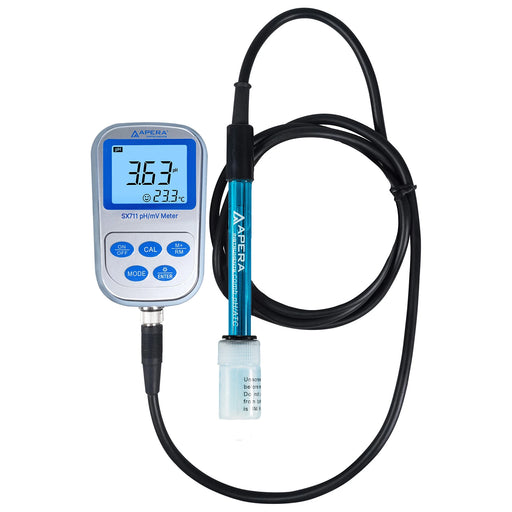 Apera SX711 Portable pH/mV Meter Kit with 201T-S Electrode Default Title Portable pH/mV Meter Apera Instruments