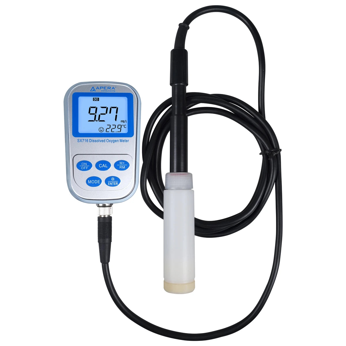 Apera SX716 Portable Dissolved Oxygen Meter Kit with DO500 Polarographic Probe Default Title Portable Polarographic Dissolved Oxygen Meter Apera Instruments