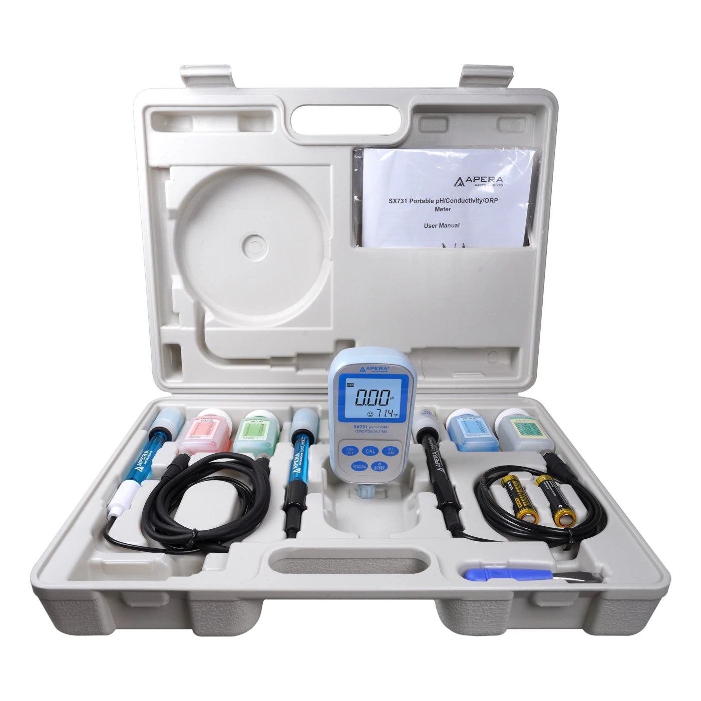 Apera SX731 Portable pH/ORP/Conductivity Meter Kit Portable Multiparameter Meter Apera Instruments