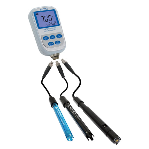Apera SX736 Portable pH/Conductivity/DO Meter Kit Default Title Portable Multiparameter Meter Apera Instruments