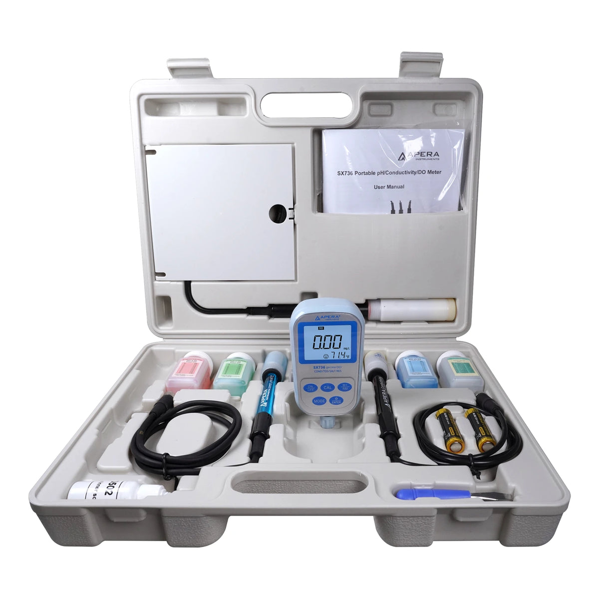 Apera SX736 Portable pH/Conductivity/DO Meter Kit Portable Multiparameter Meter Apera Instruments