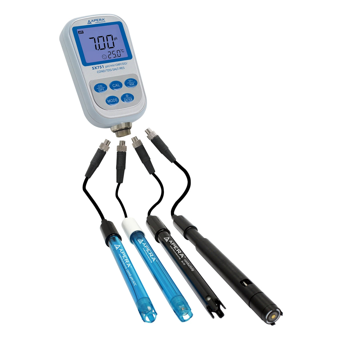 Apera SX751 Portable pH/ORP/Conductivity/DO Meter Kit Default Title Portable Multiparameter Meter Apera Instruments