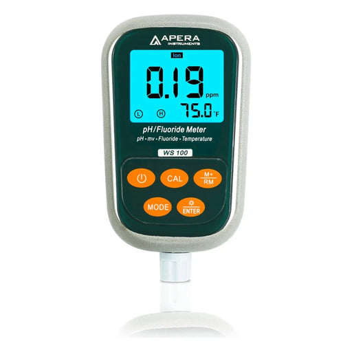 Apera Instruments WS100 Fluoride/pH Portable Meter Kit with 3-in-1 Fluoride Probe Portable Fluoride Meter Apera Instruments