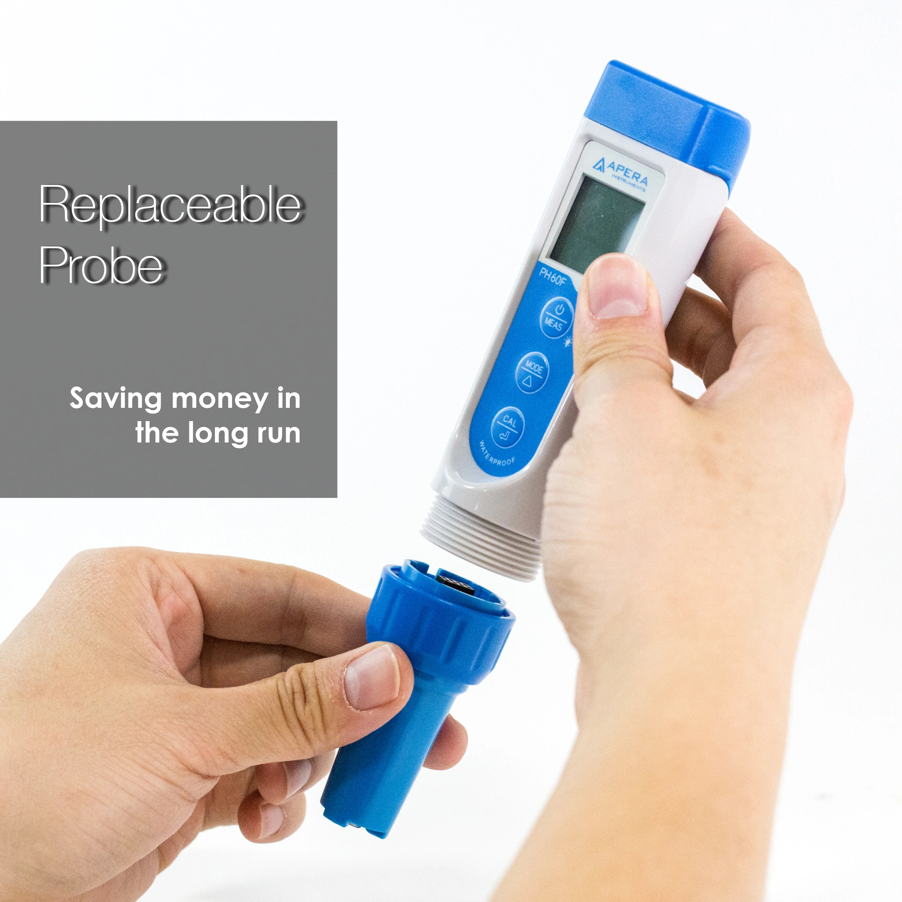 Premium Series PC60 Multi-Parameter Water Quality Tester – pH, EC, TDS, Salinity & Temperature Analysis Pocket Multi-Parameter Meter Apera Instruments