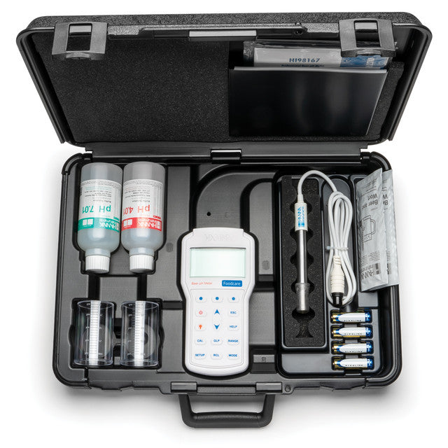 Hanna Instruments HI98167 Professional Beer pH & Temperature Meter Portable Beer pH Meter Hanna Instruments