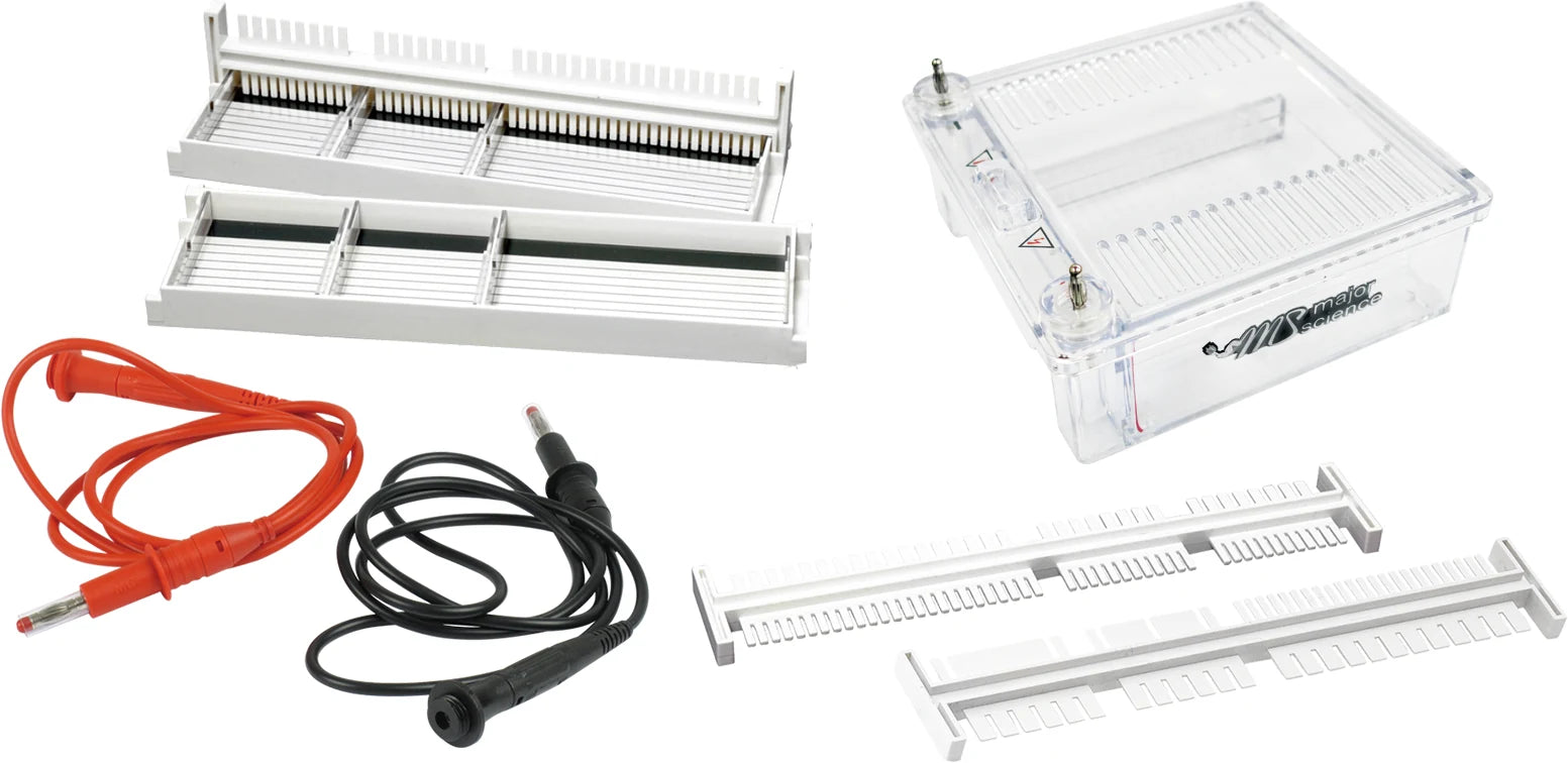 MJ-105A complete base kit with clear tank, two stands, six trays, two combs and cables
