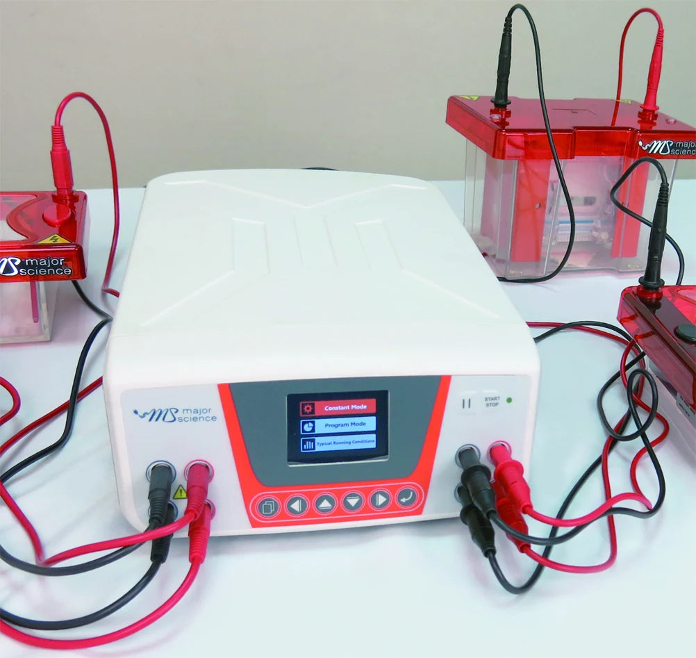 Manufacturer Lively-family application photograph with a separate gel tank; setup equipment shown is not included