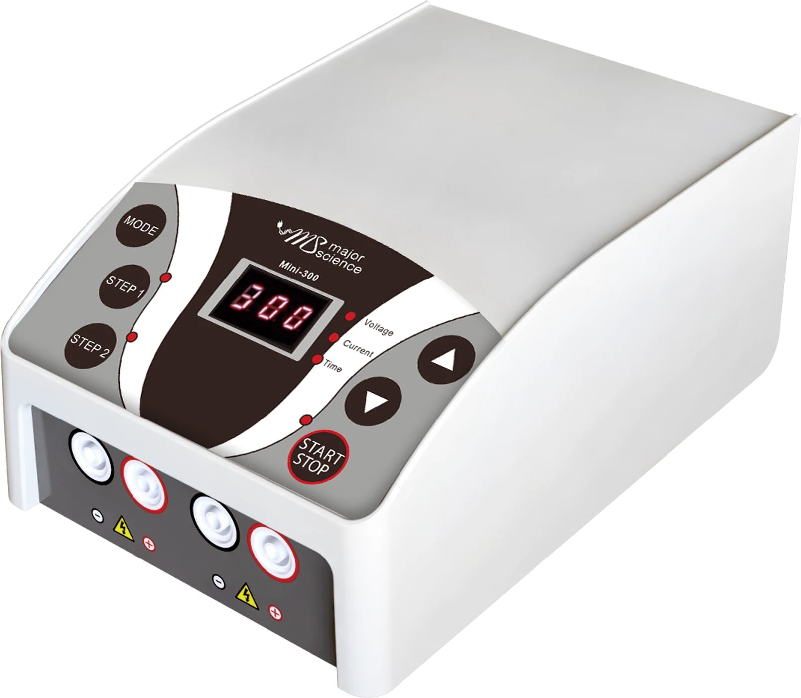 Exact Major Science MINI-300 power supply with front controls and two output-terminal pairs