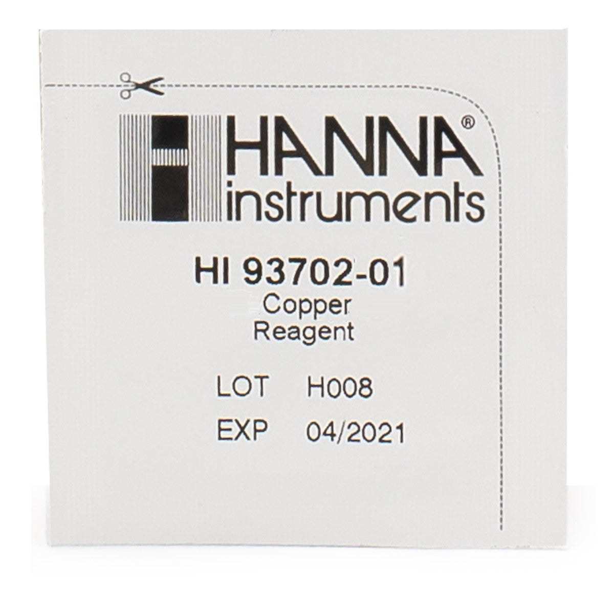 Hanna HI93702 Copper High Range Reagents, 100/300 Tests 300 tests | HI93702-03 Photometer Reagents Hanna Instruments