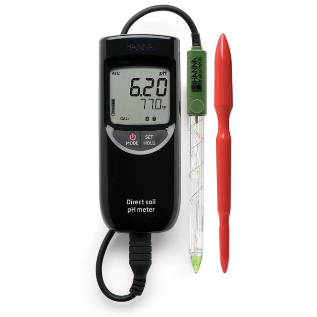 Hanna Instruments HI99121 Portable Soil pH Meter | Direct Measurement Tester