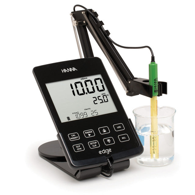 Hanna Instruments HI2030-01 edge® Multiparameter EC/TDS/Salinity Meter – Advanced Digital Conductivity Tester Multiparameter Meter Hanna Instruments