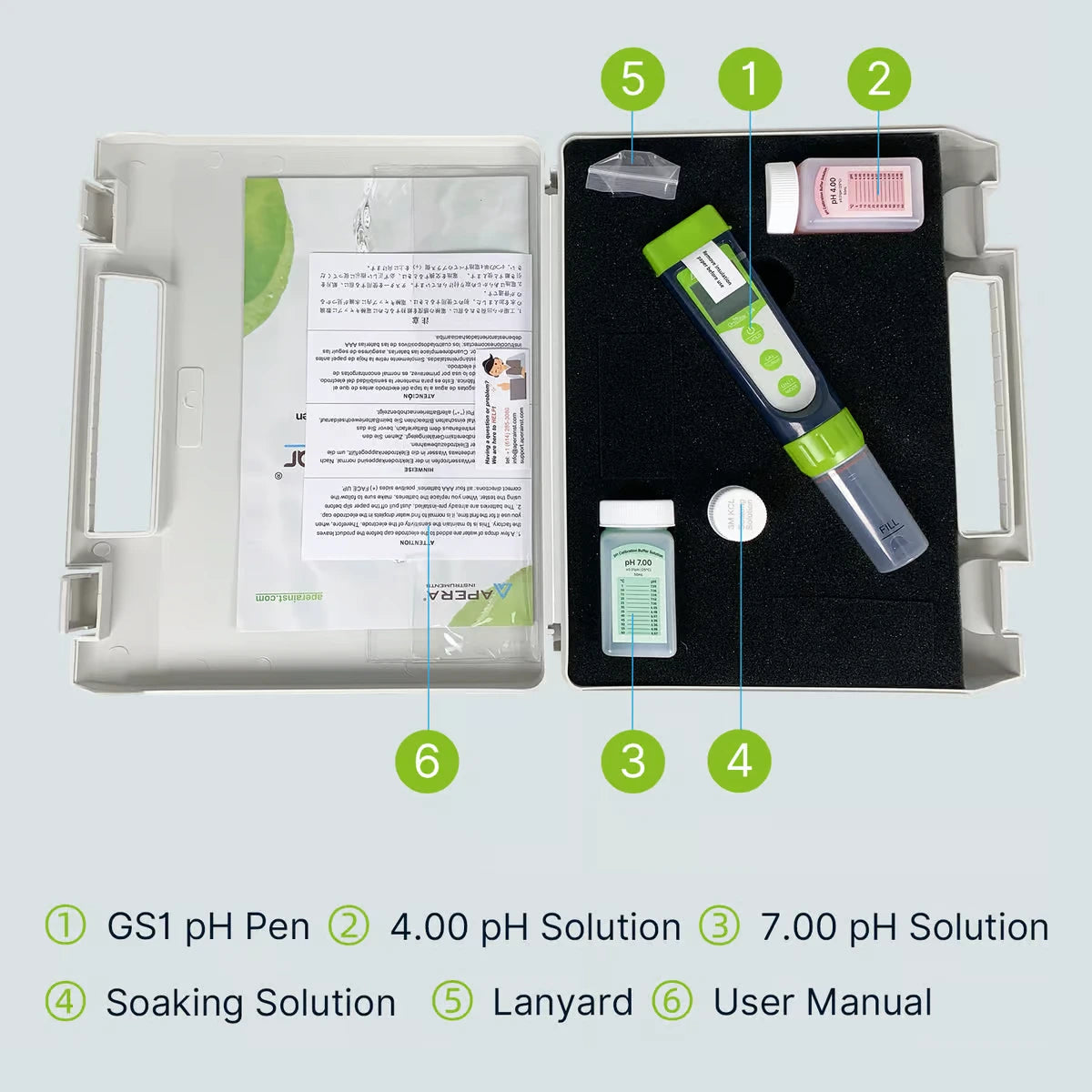 GroStar® GS1 pH Pen Tester (Gen II) – Precision pH Monitoring for Growers & Hydroponics pH Meter Apera Instruments