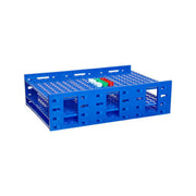 MEGA TUBE RACKS FOR 5-7 mL TUBES 216 Wells Blue Heathrow Scientific