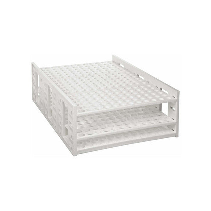 MEGA TUBE RACKS FOR 5-7 mL TUBES 216 Wells White Heathrow Scientific