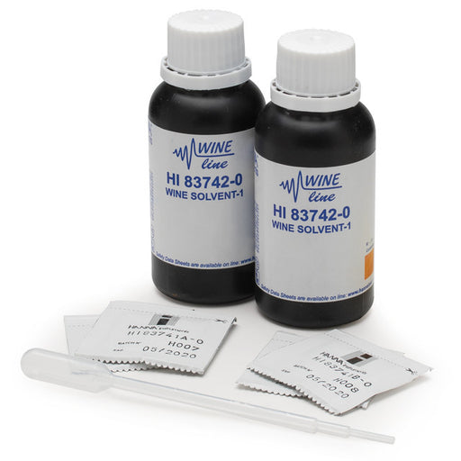Iron Reagent Set for Wine – HI83741‑20 (20 Tests) Reagent Kit Hanna Instruments