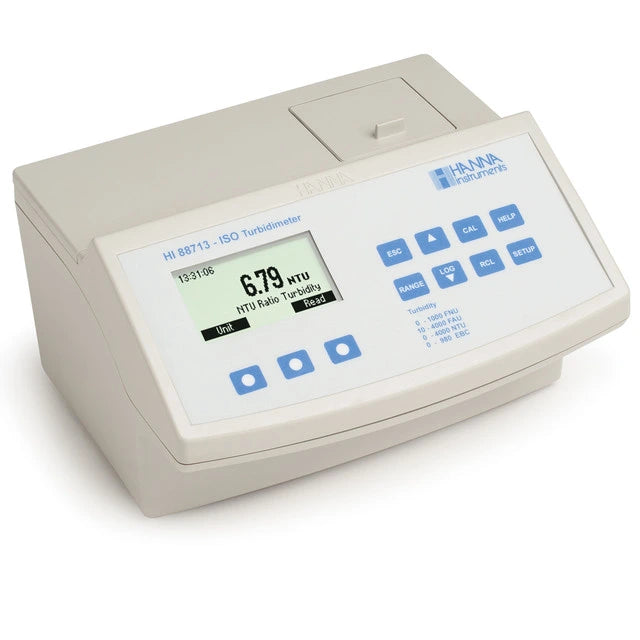 Hanna HI88713-01 Benchtop Turbidity Meter – ISO 7027 Compliant for Water Treatment & Quality Control