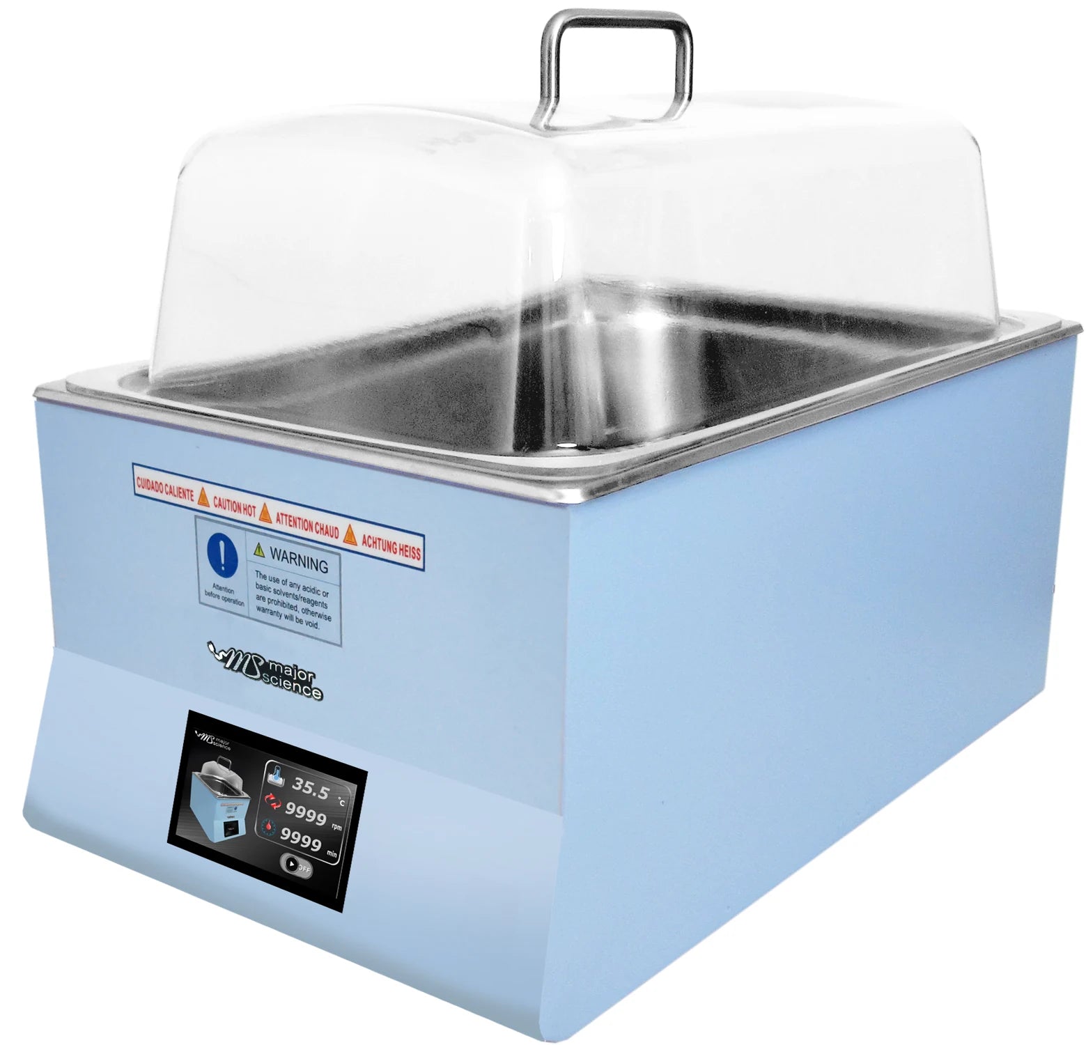 Major Science 20L Touchscreen Stirring Water Bath | SWB-20LT Series Stirring Water Baths Major Science
