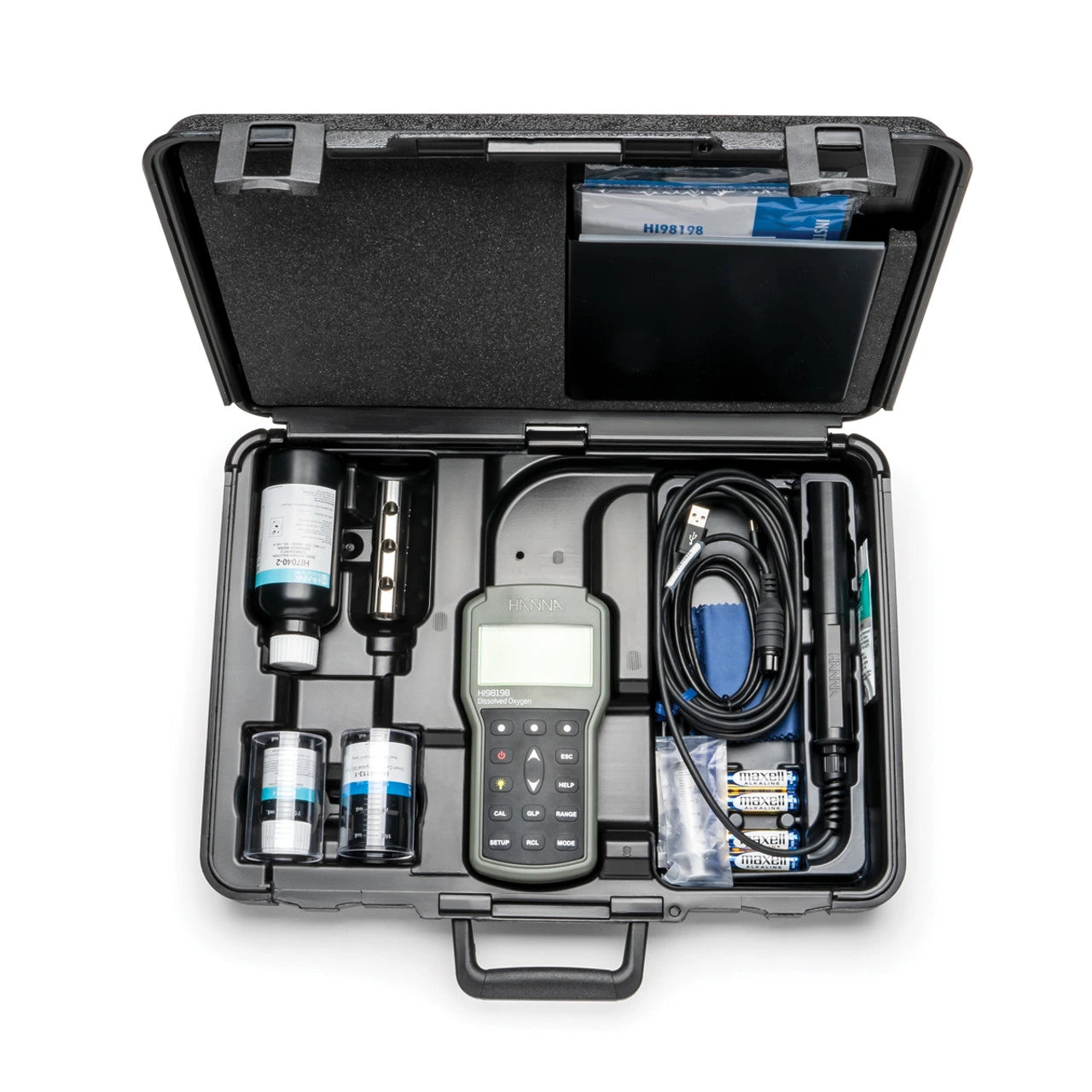 Hanna Instruments HI98198 Optical Dissolved Oxygen Meter – Waterproof, Field & Lab Ready