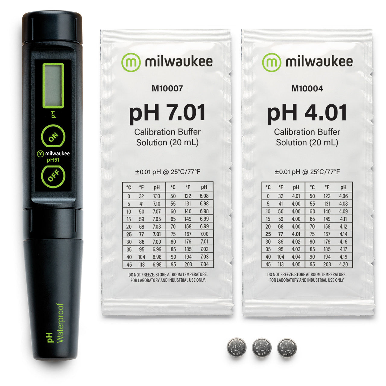Milwaukee pH51 Waterproof pH Tester with Replaceable Probe Milwaukee Instruments