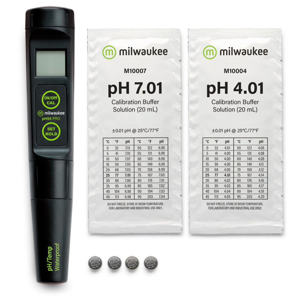 Milwaukee PH55 PRO Waterproof pH & Temperature Tester with ATC & Replaceable Probe Milwaukee Instruments