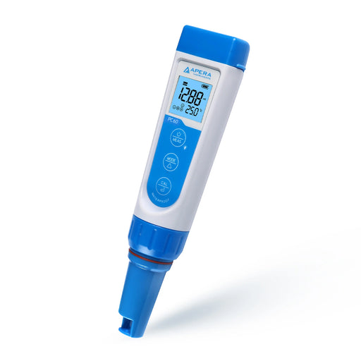 Premium Series PC60 Multi-Parameter Water Quality Tester – pH, EC, TDS, Salinity & Temperature Analysis Pocket Multi-Parameter Meter Apera Instruments