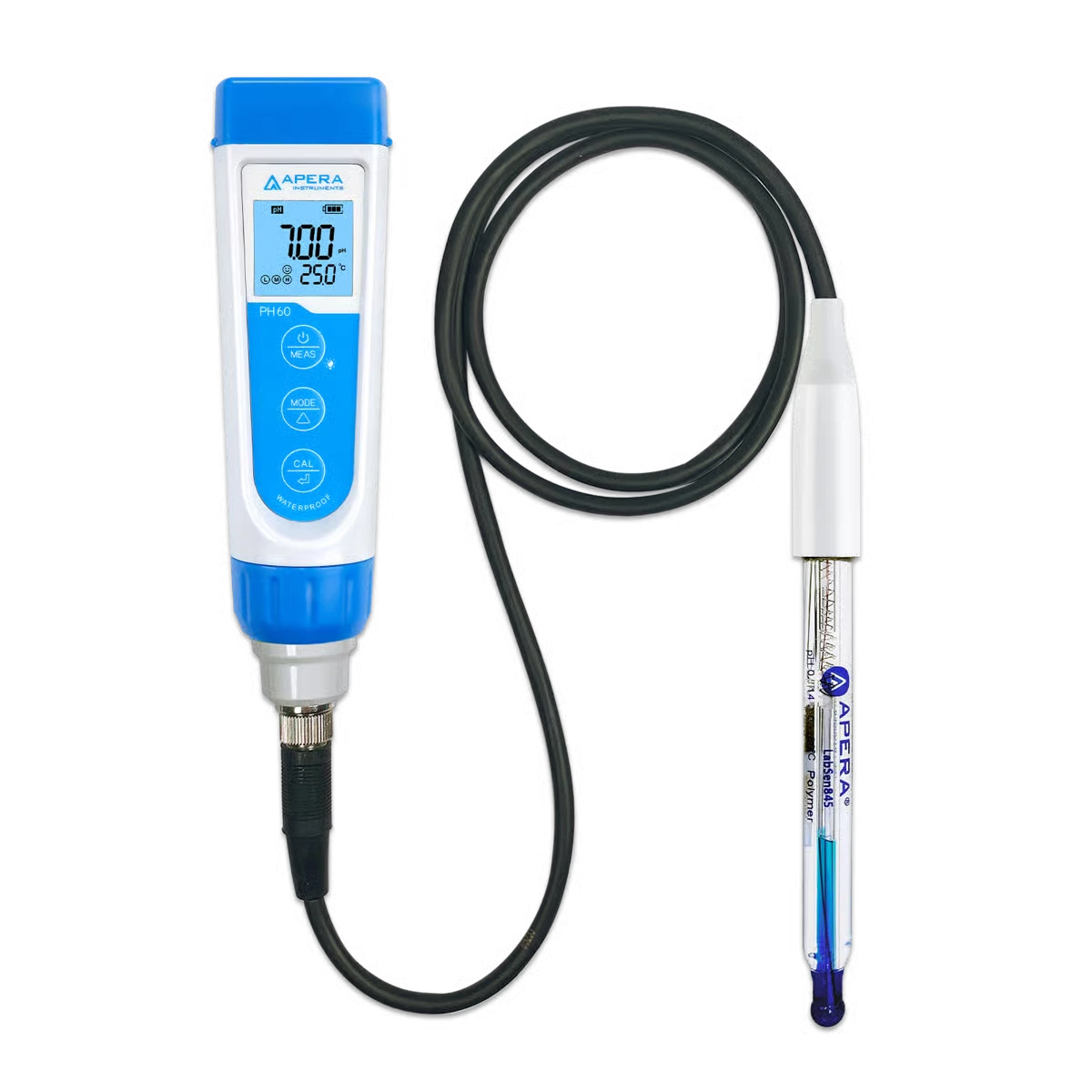 PH60-SA Handheld pH Tester – LabSen 845 Electrode for High-Salinity & Strong Alkaline Water Analysis