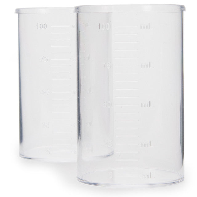 Hanna Instruments HI740036P Plastic Beaker Set – 10-Pack of 100 mL Graduated Beakers Beakers Hanna Instruments