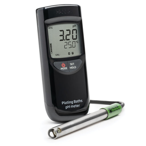 Hanna Instruments HI99131 Portable pH Meter for Plating Baths Portable pH Meter Hanna Instruments