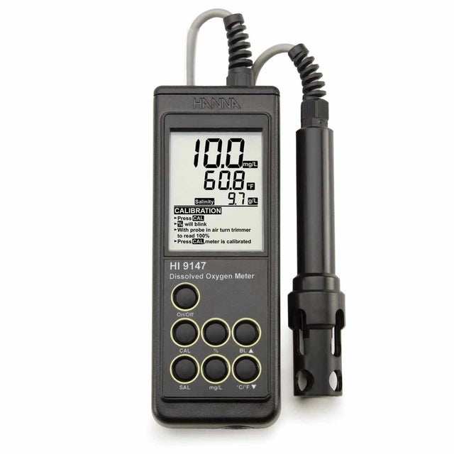 Hanna HI9147 Portable DO Meter | Galvanic Oxygen Portable Galvanic DO Meter Hanna Instruments