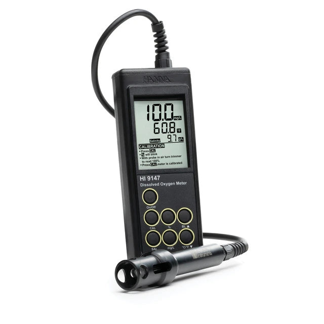 Hanna HI9147 Portable DO Meter | Galvanic Oxygen Portable Galvanic DO Meter Hanna Instruments