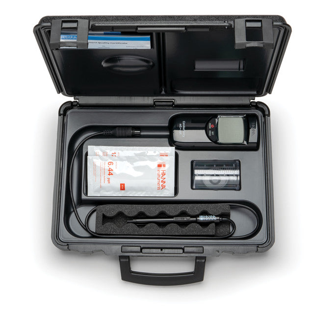 Hanna HI99301 Portable High Range EC/TDS Meter | Waterproof Conductivity Tester Portable EC/TDS Meter Hanna Instruments