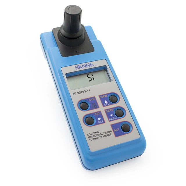 Hanna Instruments HI93703-11 Portable Turbidity Meter – ISO Compliant, Data Logging, USB PC Connectivity