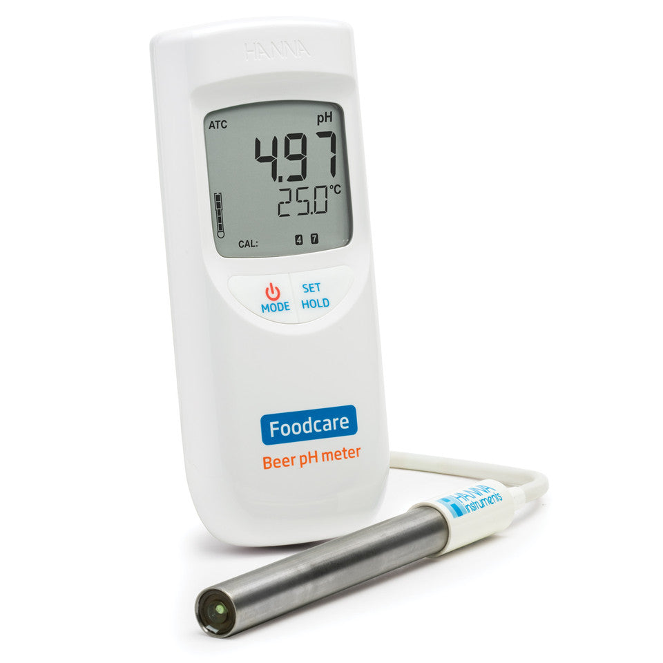 Hanna HI99151 Portable pH Meter for Brewing – Beer Analysis & Quality Portable Beer pH Meter Hanna Instruments