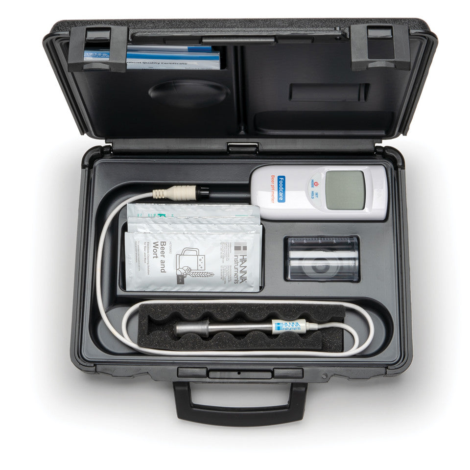 Hanna HI99151 Portable pH Meter for Brewing – Beer Analysis & Quality Portable Beer pH Meter Hanna Instruments