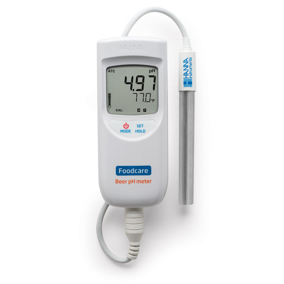 Hanna HI99151 Portable pH Meter for Brewing – Beer Analysis & Quality Portable Beer pH Meter Hanna Instruments