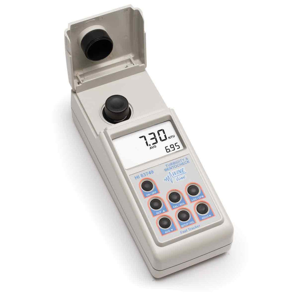 Hanna HI83749-01 Portable Turbidity & Bentonite Check Meter for Wine Analysis Turbidity & Bentonite Meter Hanna Instruments