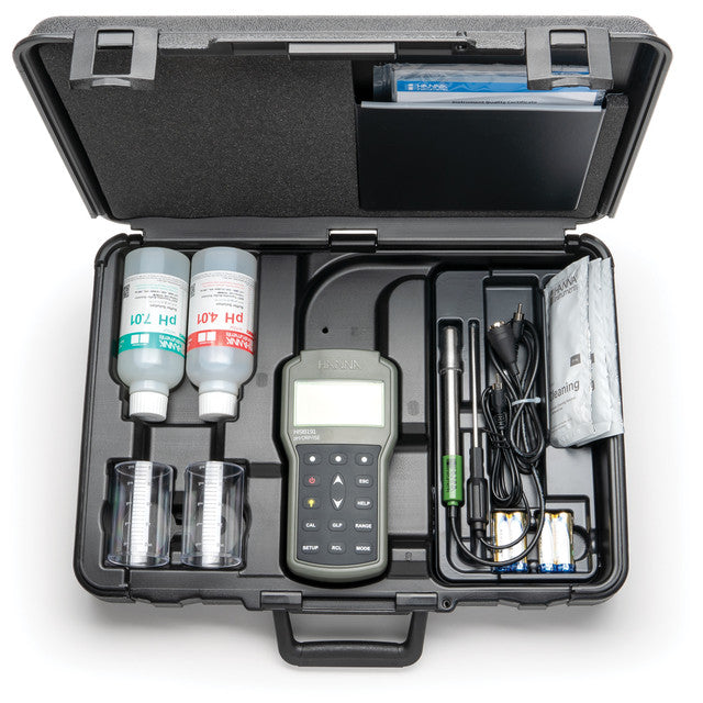 Hanna HI98191 Professional Portable pH/ORP/ISE Meter | Waterproof Portable pH/ORP/ISE Meter Hanna Instruments