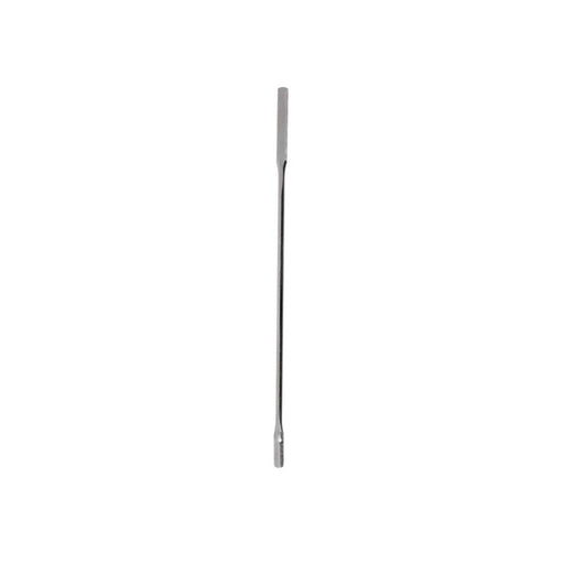Heathrow Scientific Stainless-Steel Laboratory Spatulas Flat Hayman Spoon, Glazed Heathrow Scientific