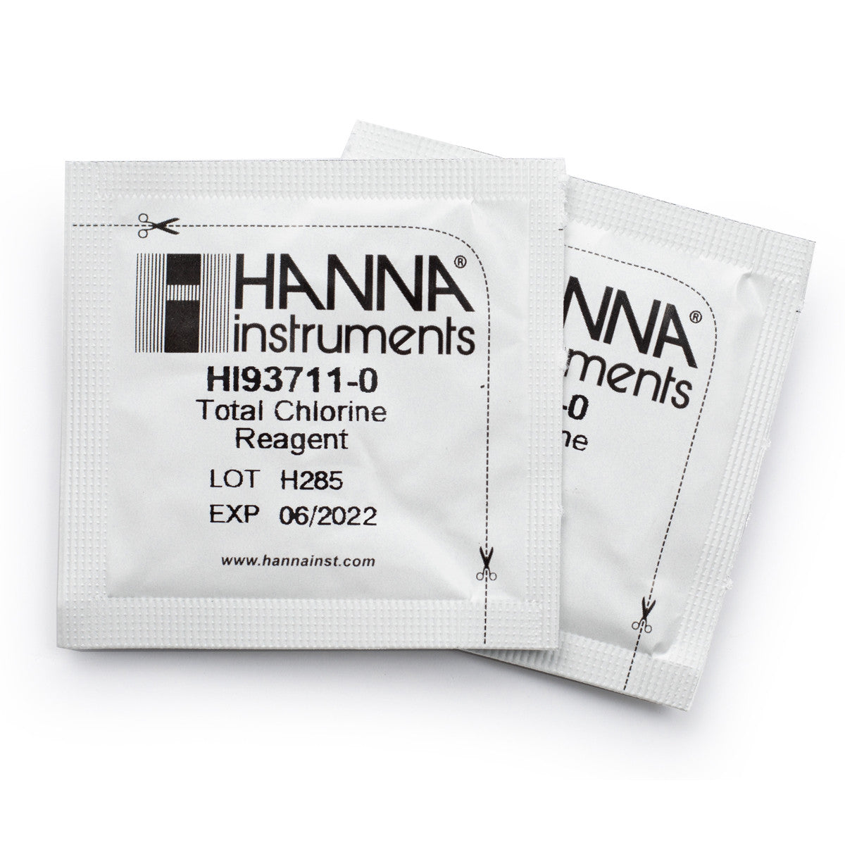 Hanna HI93711 Total Chlorine Reagents, 100 or 300 Tests 300 tests | HI93711-03 Photometer Reagents Hanna Instruments