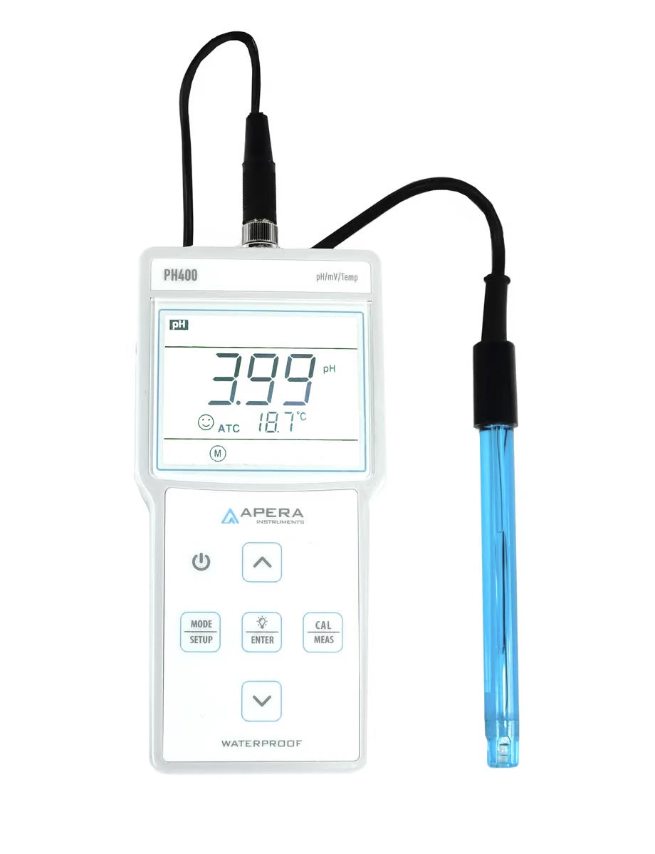 PH400 Portable pH Meter Kit – High-Accuracy Waterproof pH Testing for Professionals