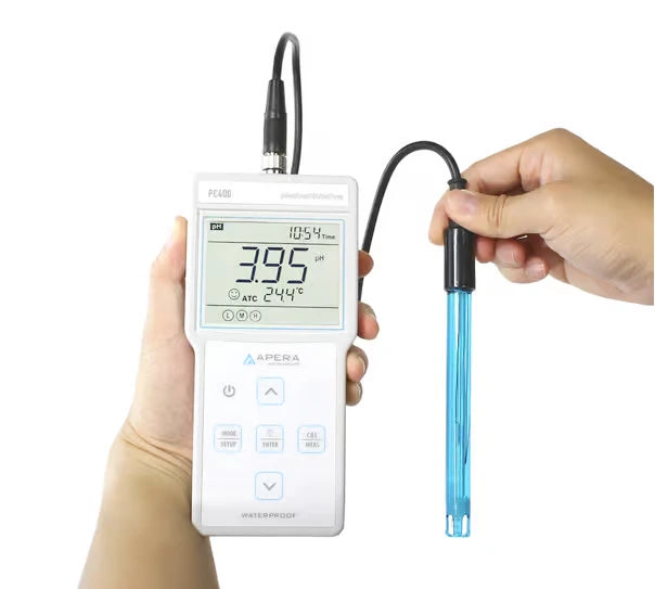 PC400 Portable pH/Conductivity/TDS Meter Kit – High-Accuracy, Waterproof & Built for Professionals Portable Multi-Parameter Meter Apera Instruments