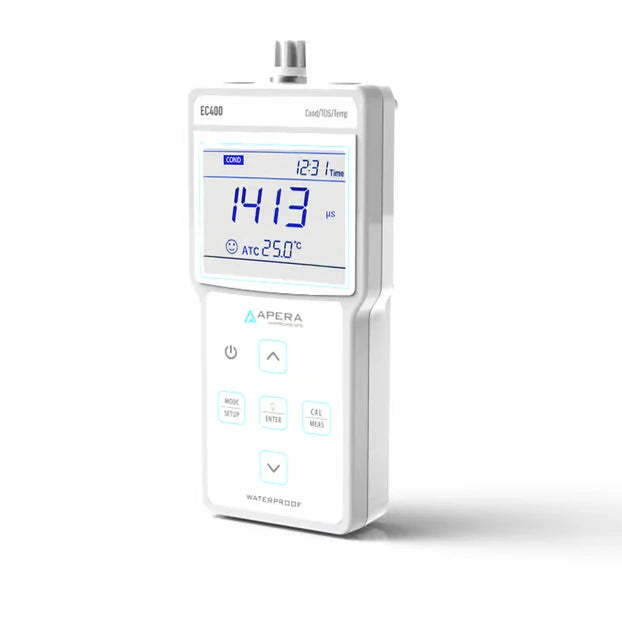 EC400 Portable Conductivity/TDS Meter Kit – Accurate, Waterproof & Built for Professionals Portable Multi-Parameter Meter Apera Instruments